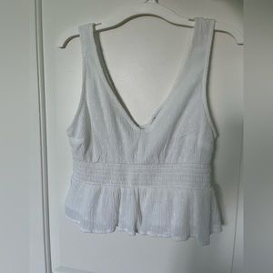 Hollister White Tank Top